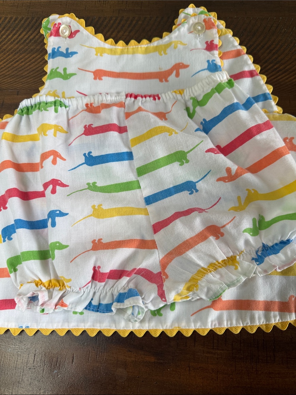 Vintage Ruth Scharf Dog Print Two Piece Set - Picture 5 of 5